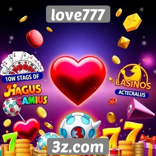 Variedade de jogos disponíveis na plataforma love777