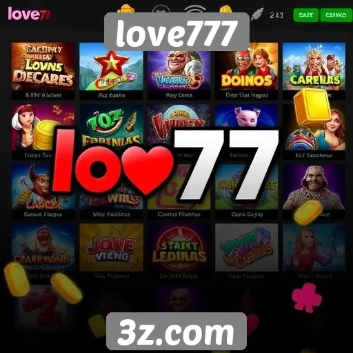 Estudo sobre a variedade de jogos disponíveis em love777